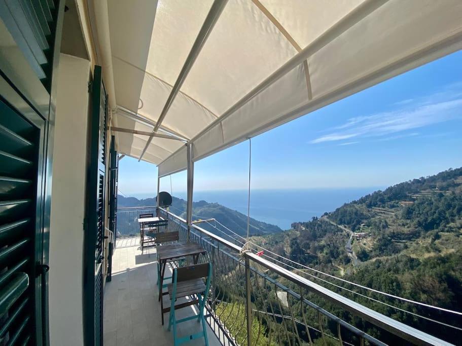 Vila La Finestra Sul Mare A Drignana Vernazza Exteriér fotografie