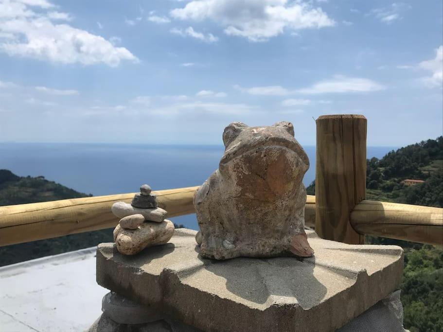 Vila La Finestra Sul Mare A Drignana Vernazza Exteriér fotografie