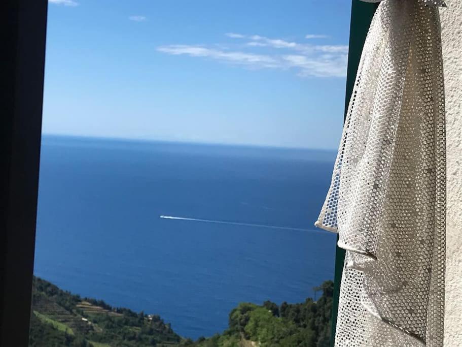 Vila La Finestra Sul Mare A Drignana Vernazza Exteriér fotografie