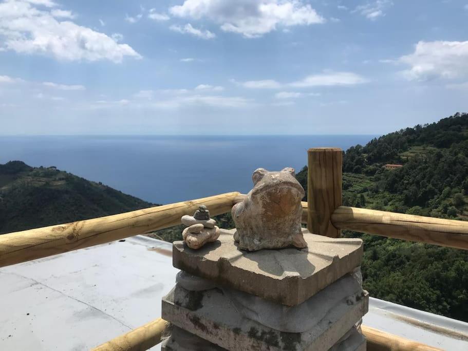 Vila La Finestra Sul Mare A Drignana Vernazza Exteriér fotografie