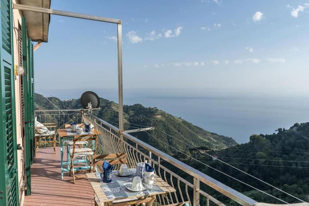 Vila La Finestra Sul Mare A Drignana Vernazza Exteriér fotografie